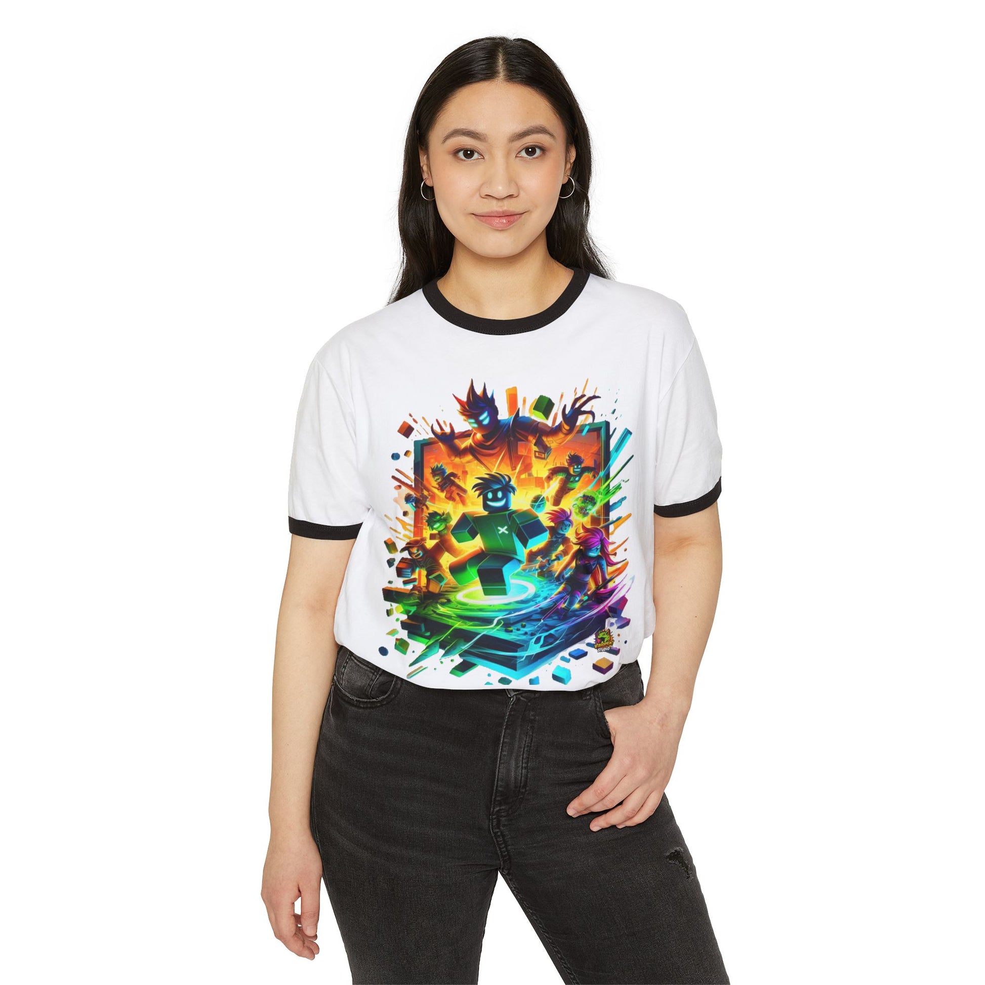 Roblox T Shirt for Kids, Teens & Adults | Roblox Gaming Tee | Roblox Adventure T Shirt - High Quality Image