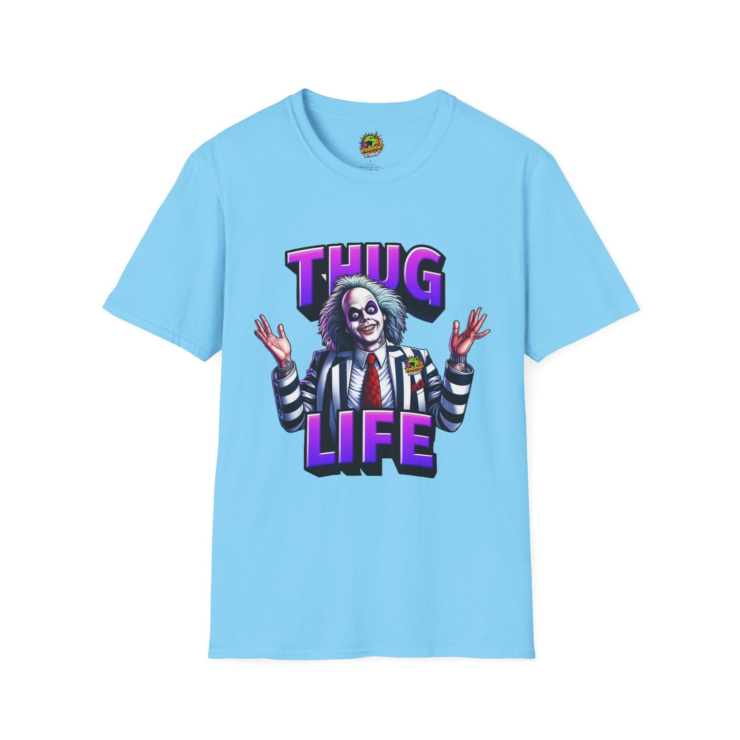 T-Shirt - Beetlejuice Shirt | Thug Life Halloween Tee | Funny Beetlejuice Graphic T-Shirt - premium material. perfect gift idea. Order yours now and stand out with this exclusive piece!