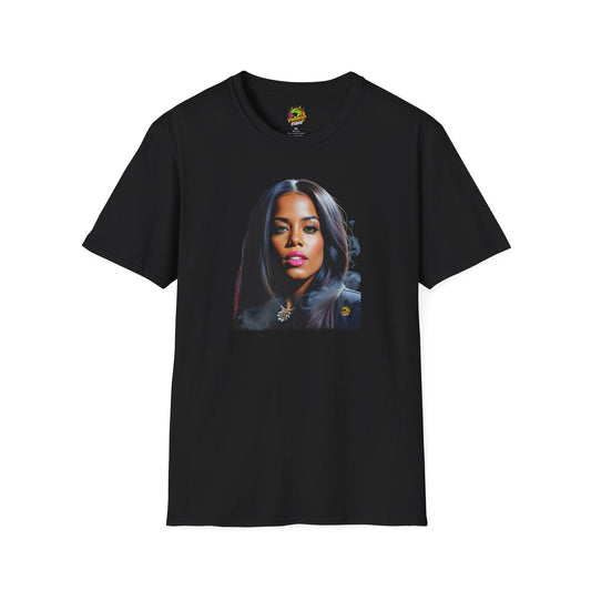 Aaliyah shirt | The Legacy Lives On | Memorial Portrait Tribute Tee - High Quality Image