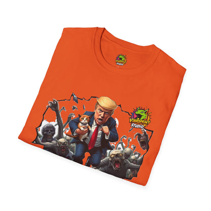 They're Eating the Dogs Tee | Satire Trump Graphic T-Shirt | Funny Election Humor Shirt