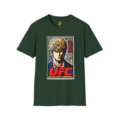 Baki - UFC T Shirt | Unleash Fierce Confidence | UFC Tee for Gym Inspired by Baki - premium material. limited stock. Order yours now and stand out with this exclusive piece!