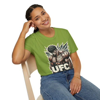 UFC T Shirt | Unleash Fierce Confidence | Motivational UFC Tee with Baki Anime Influence