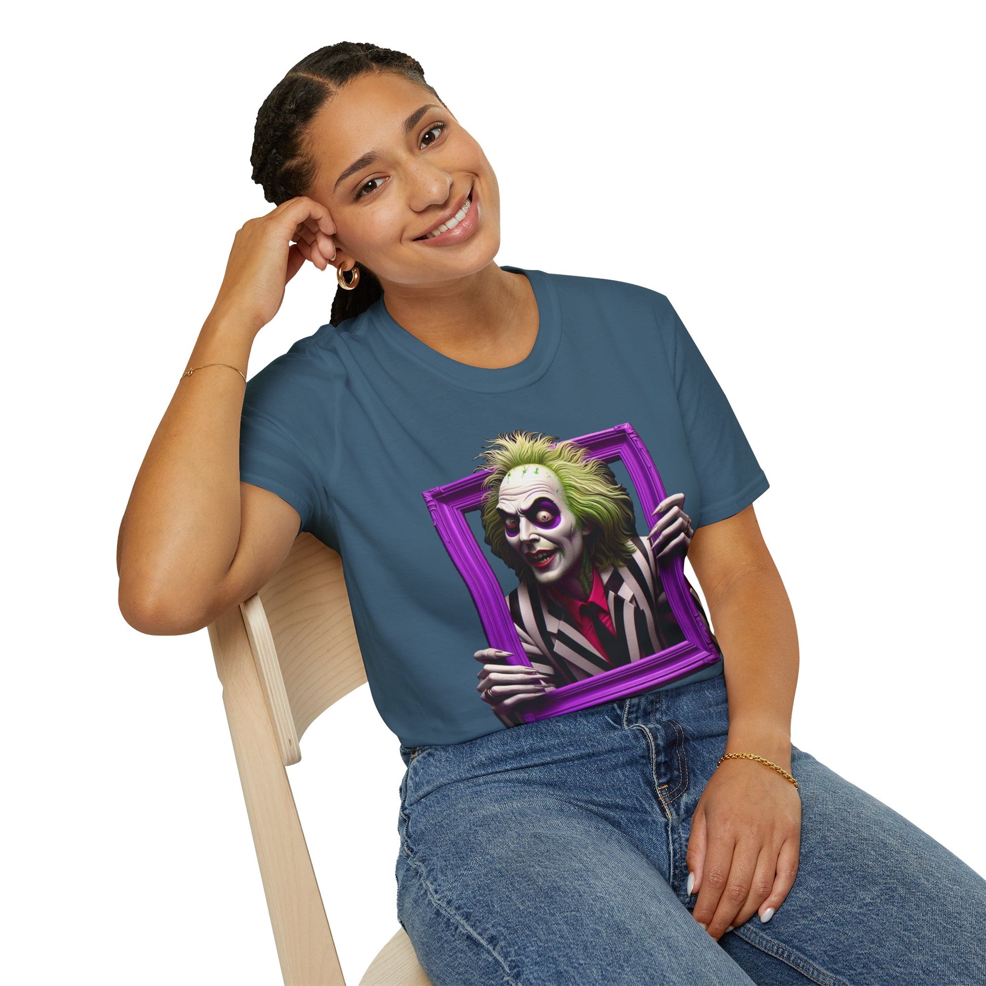 Shirt - Beetlejuice Shirt | Halloween Horror Graphic Tee | Classic Beetlejuice Movie Design | Funny Halloween T-Shirt - premium material. limited stock. Order yours now and stand out with this exclusive piece!