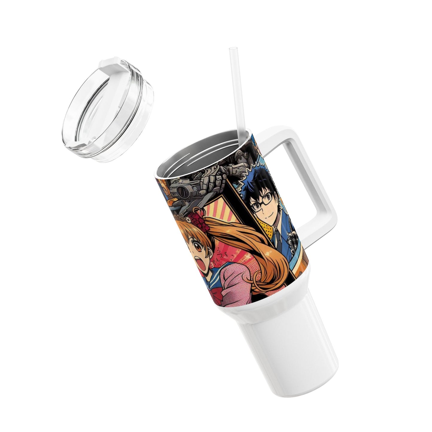 Lovers - Stanley Tumbler | Colorful Anime and Comics Tumbler for Pop Culture Lovers | Geek Drinkware - custom-made. perfect gift idea. Order yours now and stand out with this exclusive piece!