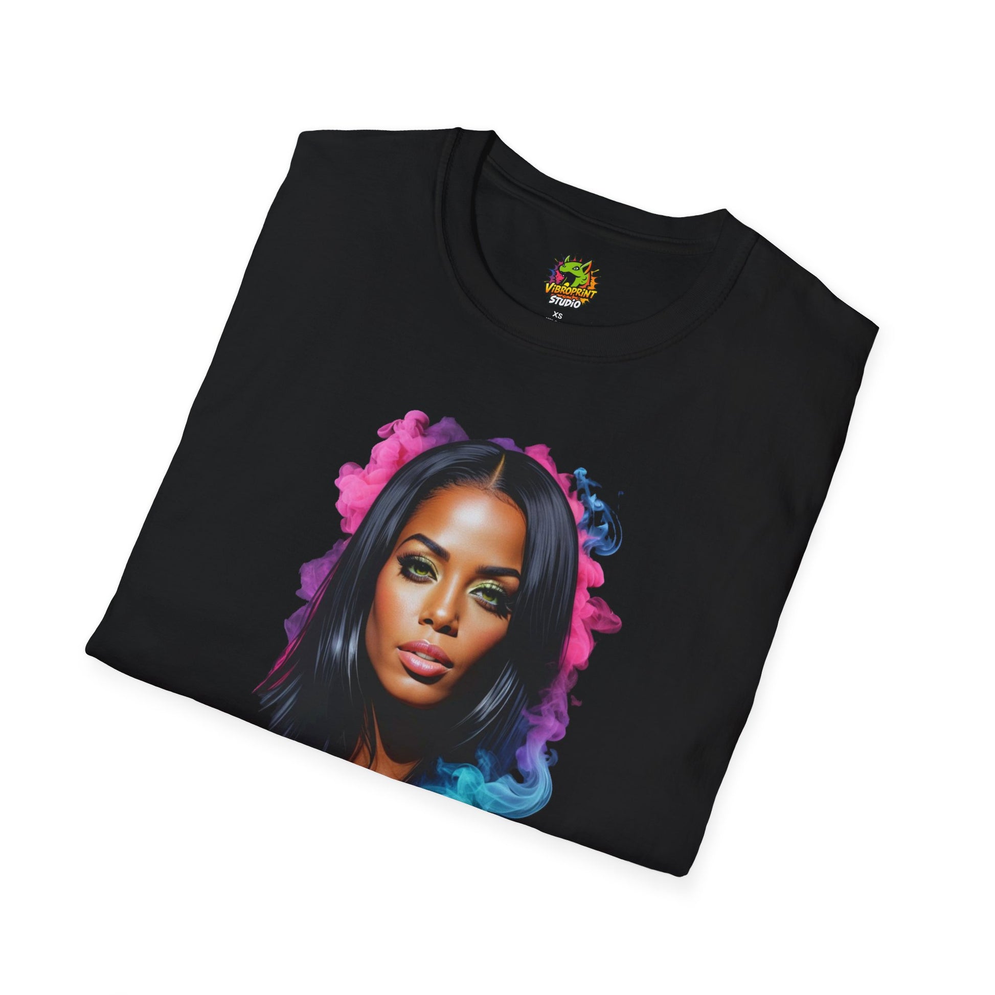 | - Aaliyah shirt | Honoring the Queen of Urban Pop | Memorial Tribute to Aaliyah Dana Haughton - custom-made. perfect gift idea. Order yours now and stand out with this exclusive piece!