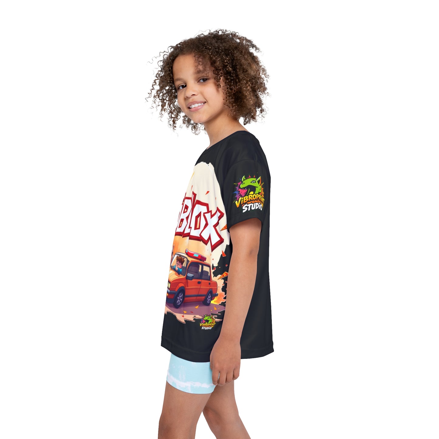 Kids Roblox T-Shirt - Fun Gamer Design Model