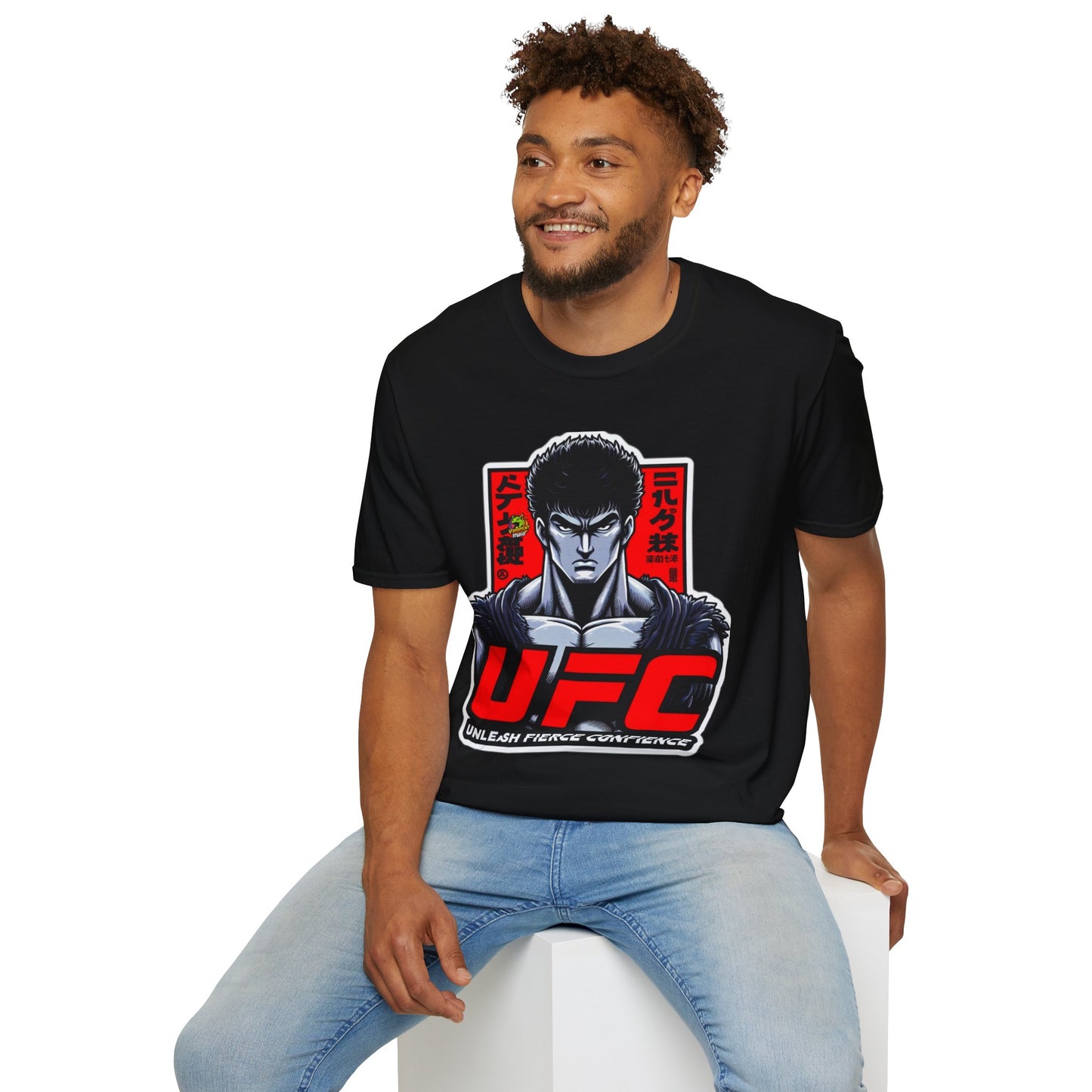 Style - UFC T Shirt | Unleash Fierce Confidence | UFC Tee with Baki Anime Style - custom-made. limited stock. Order yours now and stand out with this exclusive piece!