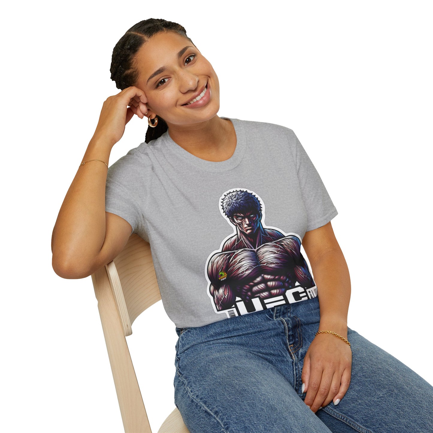 UFC T Shirt | Unleash Fierce Confidence | UFC Tee for Athletes and Baki Anime Fans