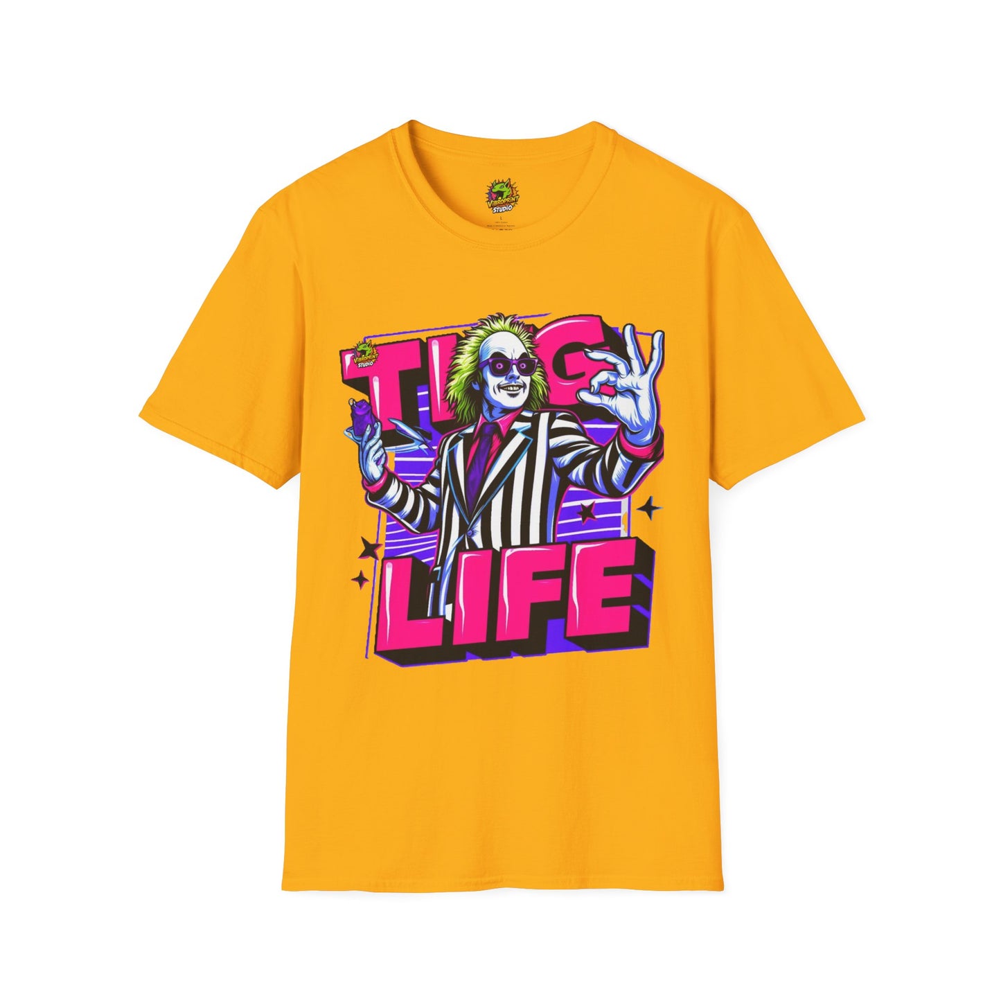 Thug - Beetlejuice Shirt | Thug Life Halloween Graphic Tee | Spooky Beetlejuice T-Shirt - custom-made. perfect gift idea. Order yours now and stand out with this exclusive piece!