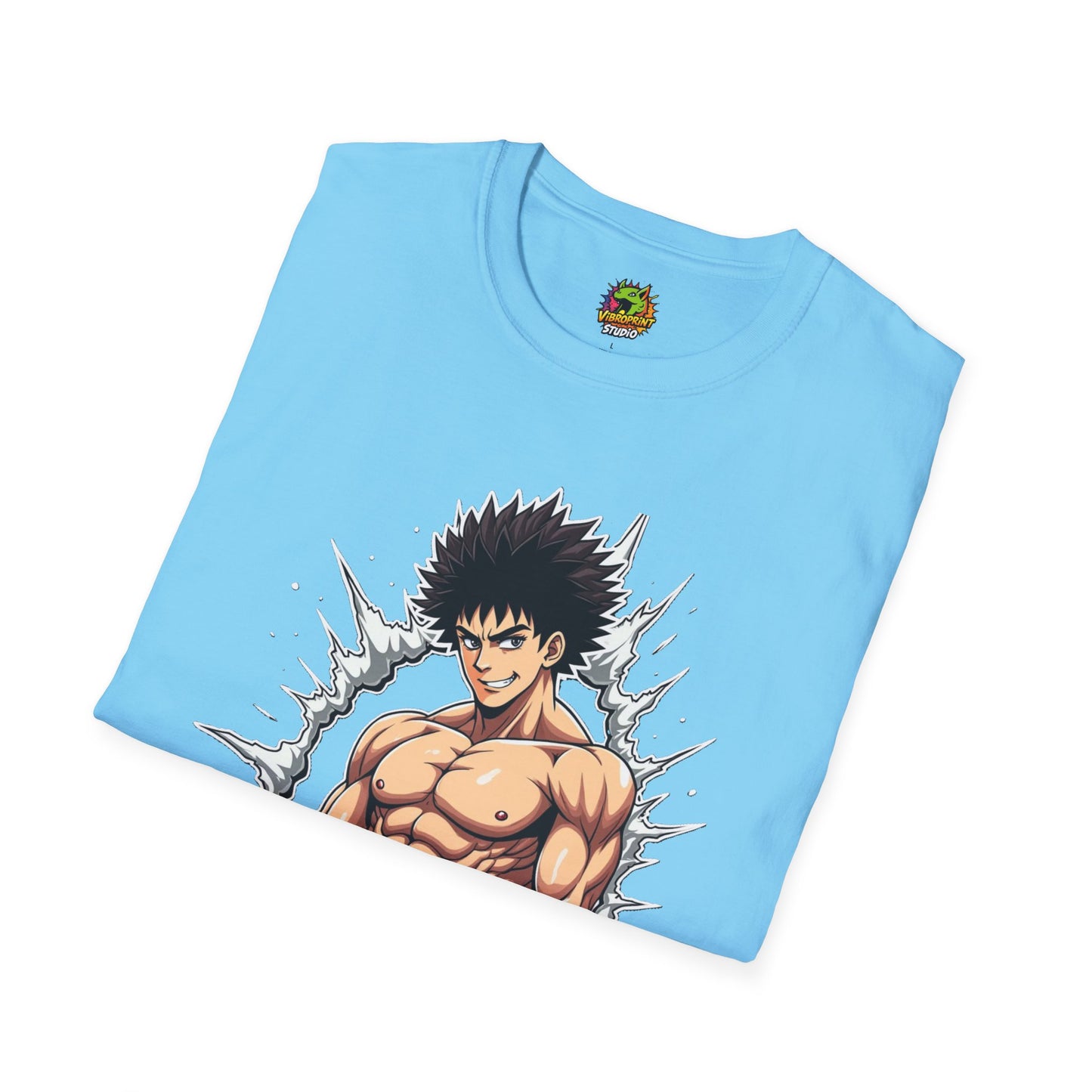 UFC T Shirt | Unleash Fierce Confidence | Motivational UFC Tee with Baki Anime Elements