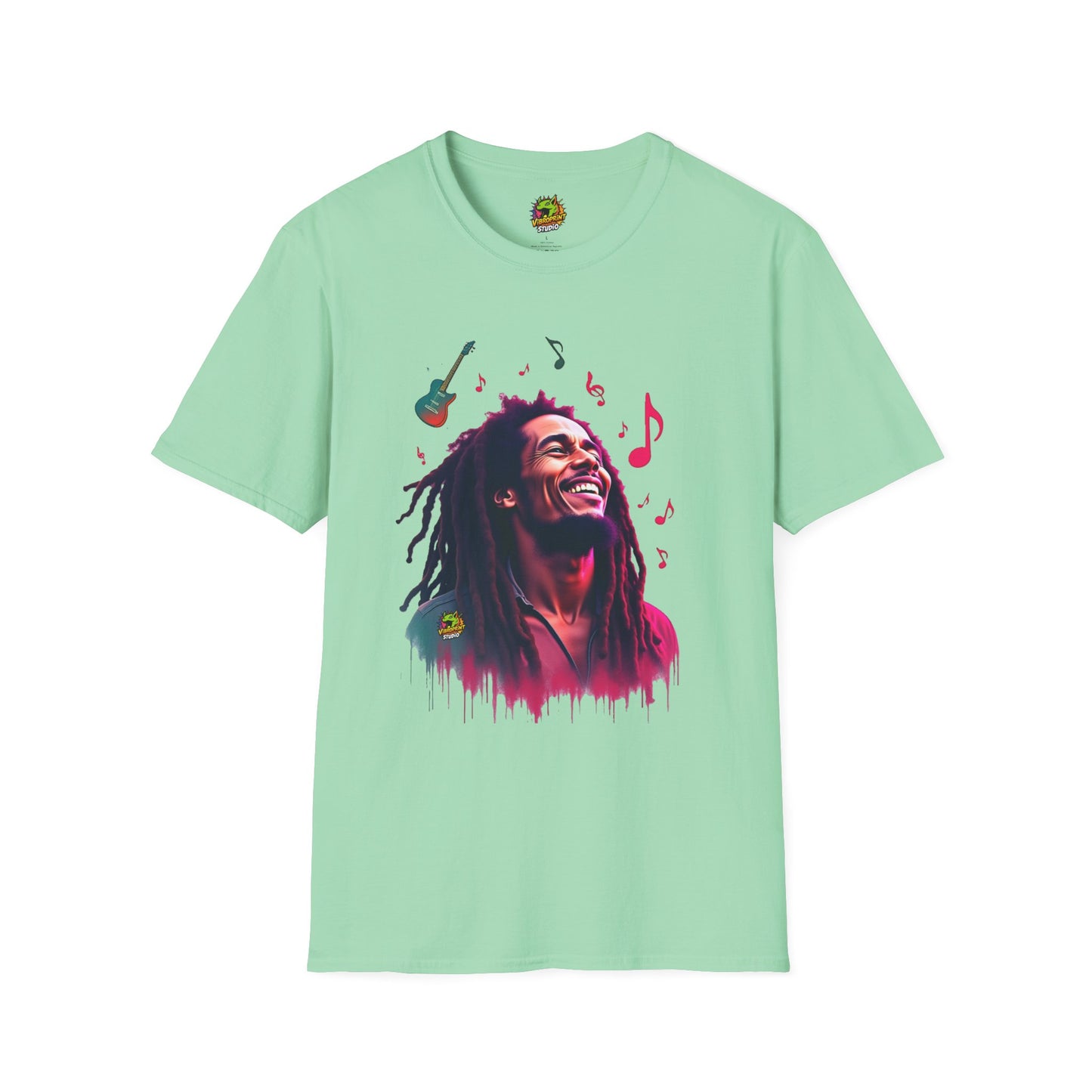 Vibrant - Bob Marley T-Shirt - Vibrant Rasta Revolution - premium material. limited stock. Order yours now and stand out with this exclusive piece!