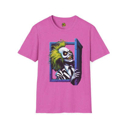 | - Beetlejuice Shirt | Halloween Classic Movie Tee | Beetlejuice Inspired Graphic T-Shirt | Spooky Gift Idea - premium material. limited stock. Order yours now and stand out with this exclusive piece!