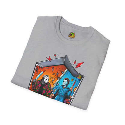 Picnic - Michael Myers Shirt | Jason Voorhees Funny Picnic Halloween Tee - premium material. limited stock. Order yours now and stand out with this exclusive piece!