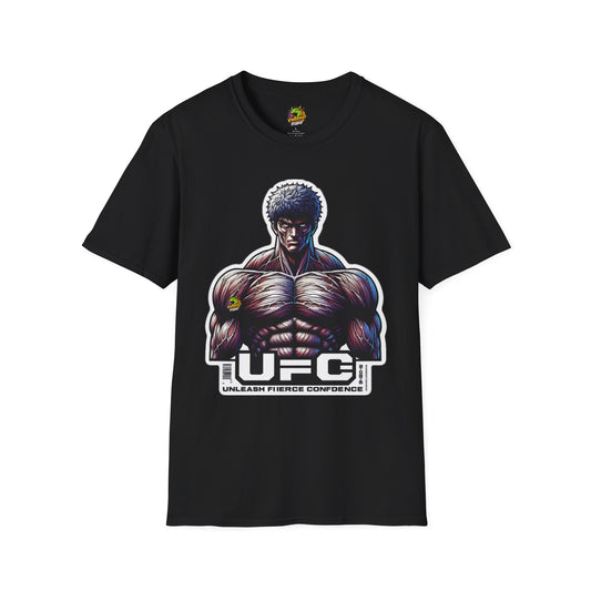 UFC T Shirt | Unleash Fierce Confidence | UFC Tee for Athletes and Baki Anime Fans - High Quality Image