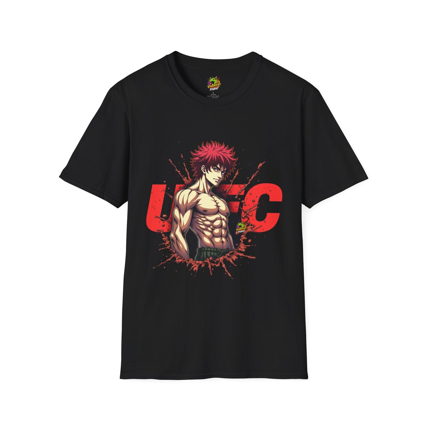 UFC T Shirt | Unleash Fierce Confidence | Motivational UFC Tee with Baki Anime T Shirt Influence - High Quality Image