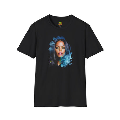 Aaliyah shirt | Iconic Memorial Portrait T-Shirt | Tribute to the Princess of R&B - High Quality Image