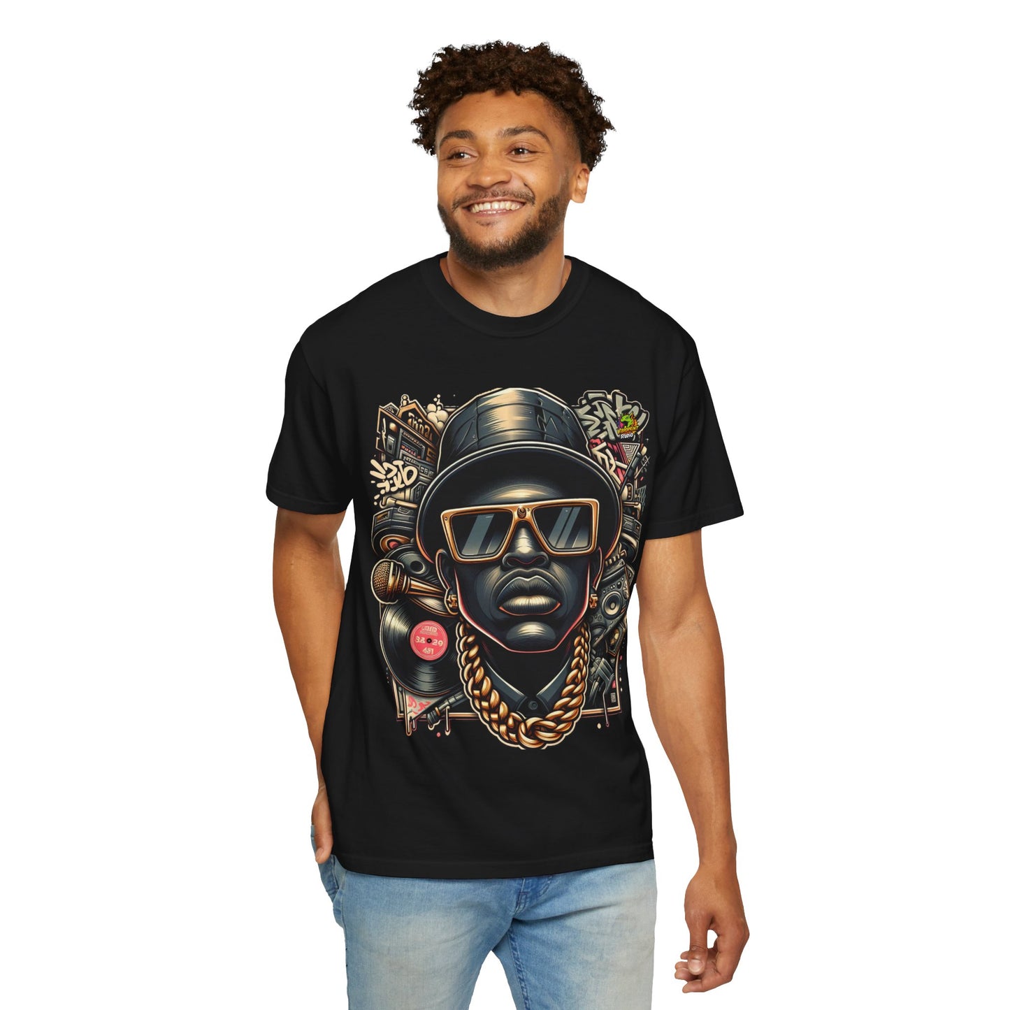 Bold - Rapper Merch Bold Hip-Hop Icon Design | Caricature Street Style T-Shirt - premium material. perfect gift idea. Order yours now and stand out with this exclusive piece!