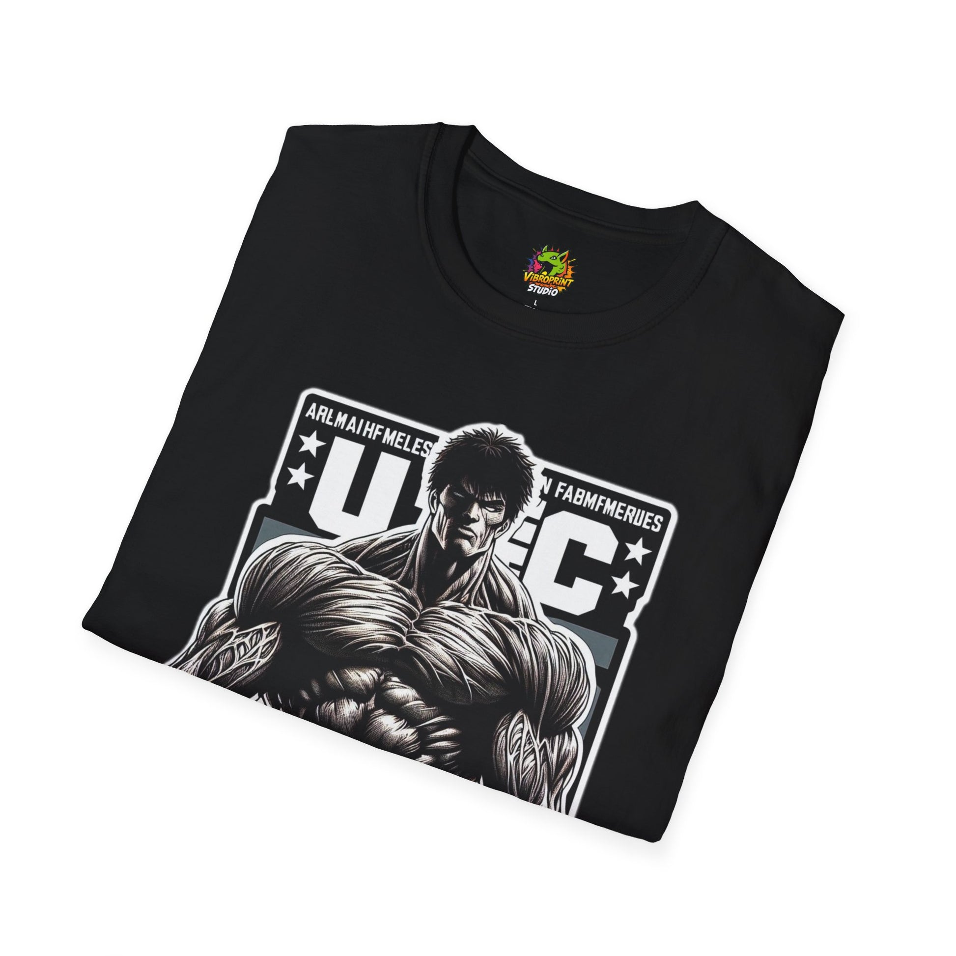 for - UFC T Shirt | Unleash Fierce Confidence | UFC Tee with Baki Anime Strength for Fitness Enthusiasts - premium material. limited stock. Order yours now and stand out with this exclusive piece!