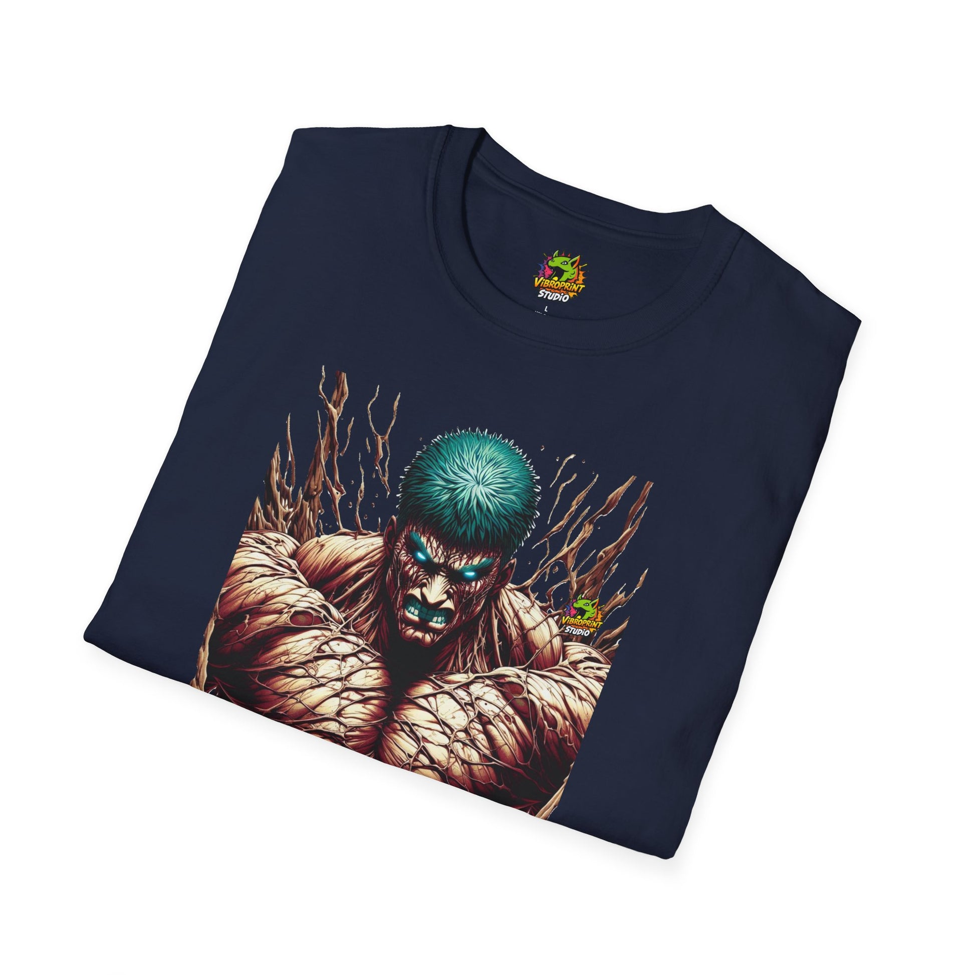 horror-themed apparel - UFC T Shirt | Unleash Fierce Confidence | UFC Tee with Baki Anime Inspiration for Fitness Enthusiasts - unique graphic tee. limited edition vintage horror design. Order yours now and stand out with this exclusive piece!