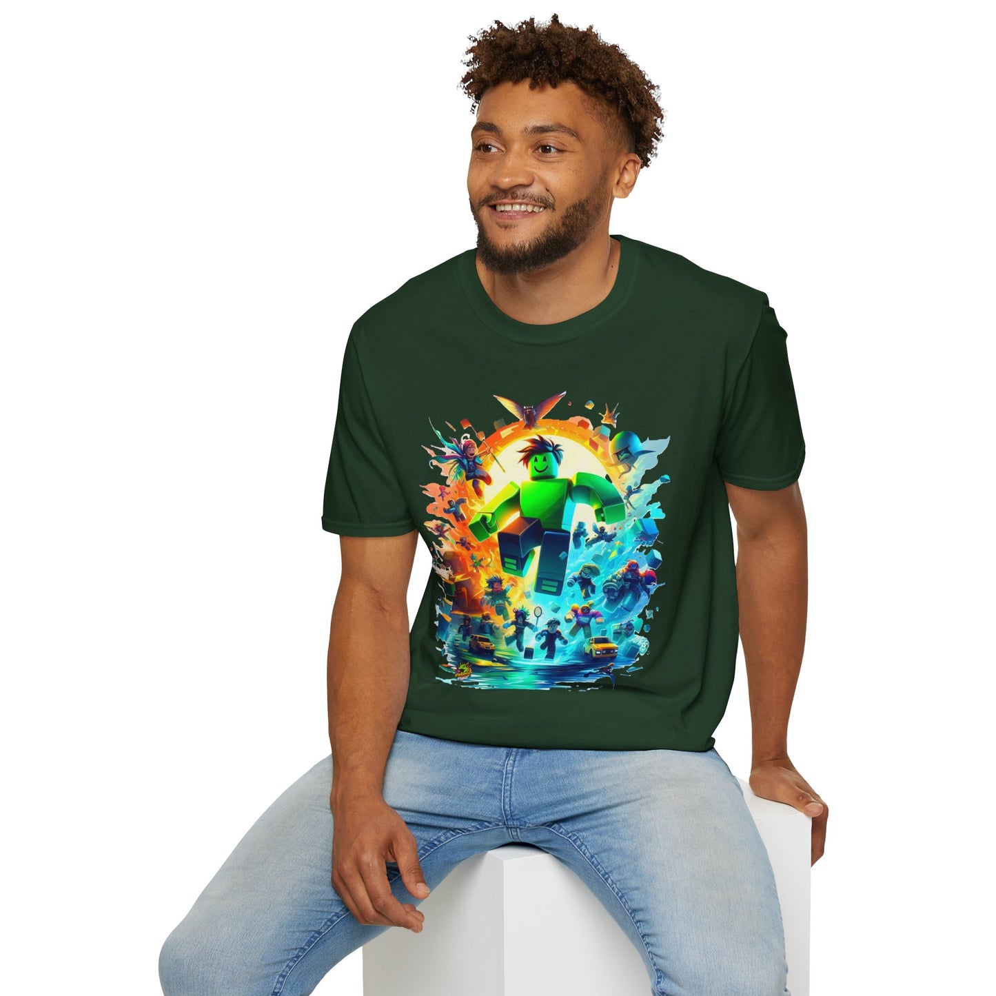 Cool Roblox Adventure T-Shirt for Kids | Roblox Graphic Tee | Roblox Inspired Shirt for Boys & Girls | Fun Roblox Gift