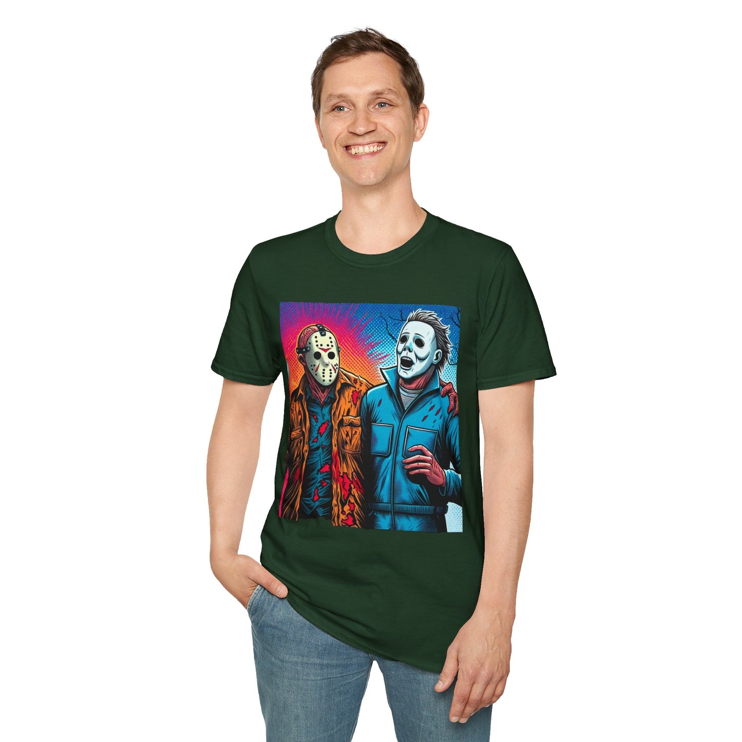 Jason Voorhees & Michael Myers Shirt | Funny Vintage Halloween Tee