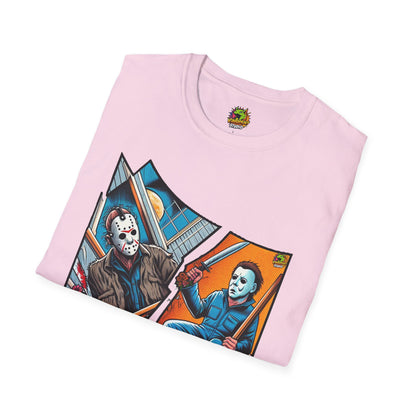 Michael Myers Vintage Shirt | Jason & Michael Halloween Picnic Tee