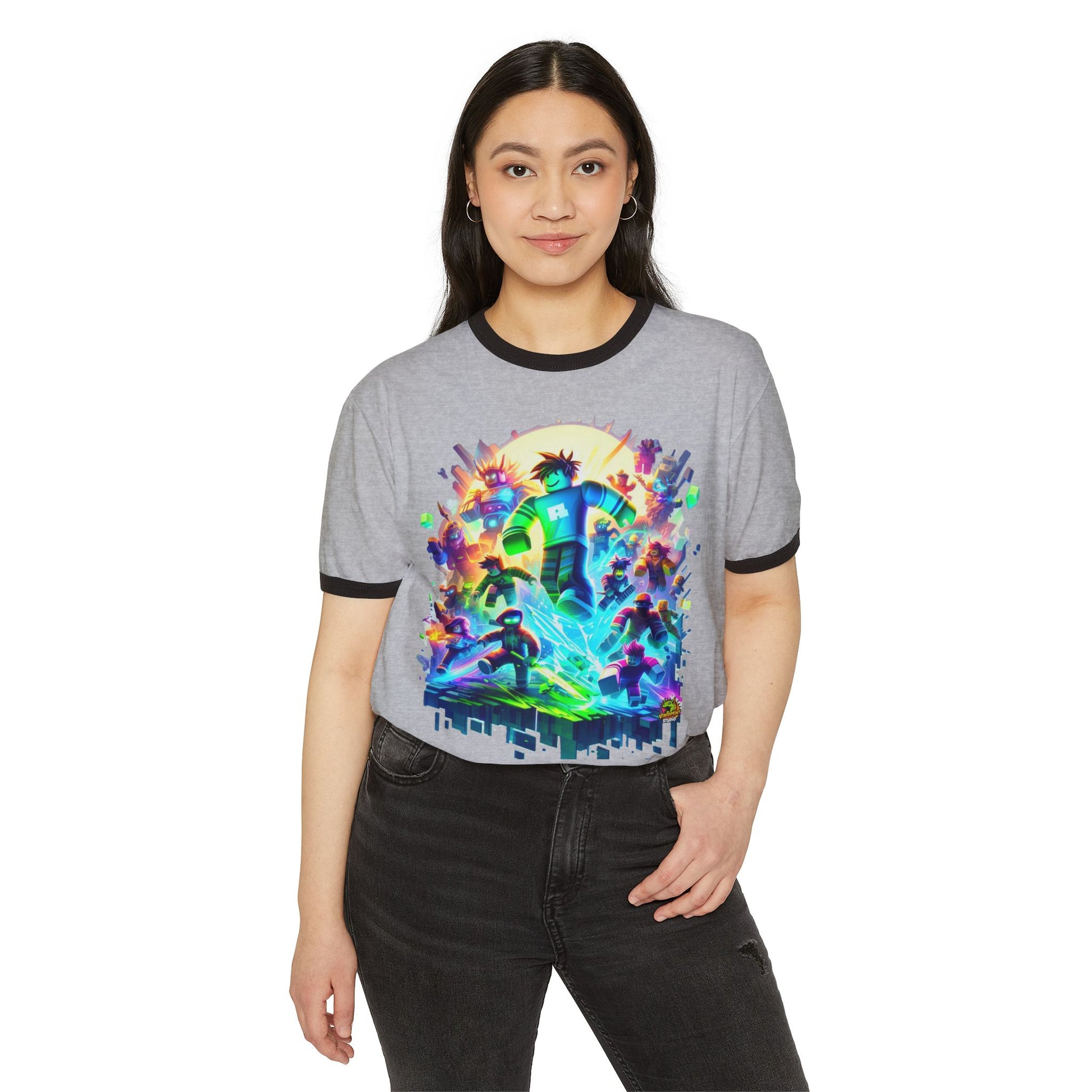 Roblox T Shirt for Gamers of All Ages | Roblox Adventure Tee | Roblox T Shirt - High Quality Image