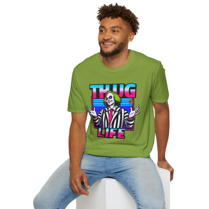 Beetlejuice - Beetlejuice Shirt | Spooky Thug Life Tee | Halloween Beetlejuice Graphic Shirt for Men & Women - custom-made. limited stock. Order yours now and stand out with this exclusive piece!