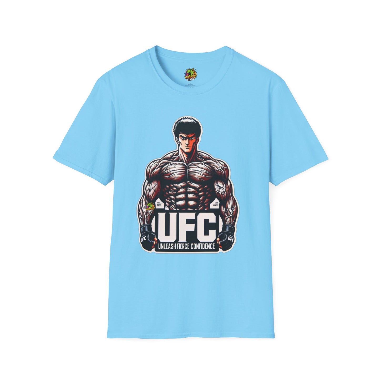 UFC - UFC T Shirt | Unleash Fierce Confidence | UFC Tee with Baki Anime Inspiration for Athletes - custom-made. perfect gift idea. Order yours now and stand out with this exclusive piece!