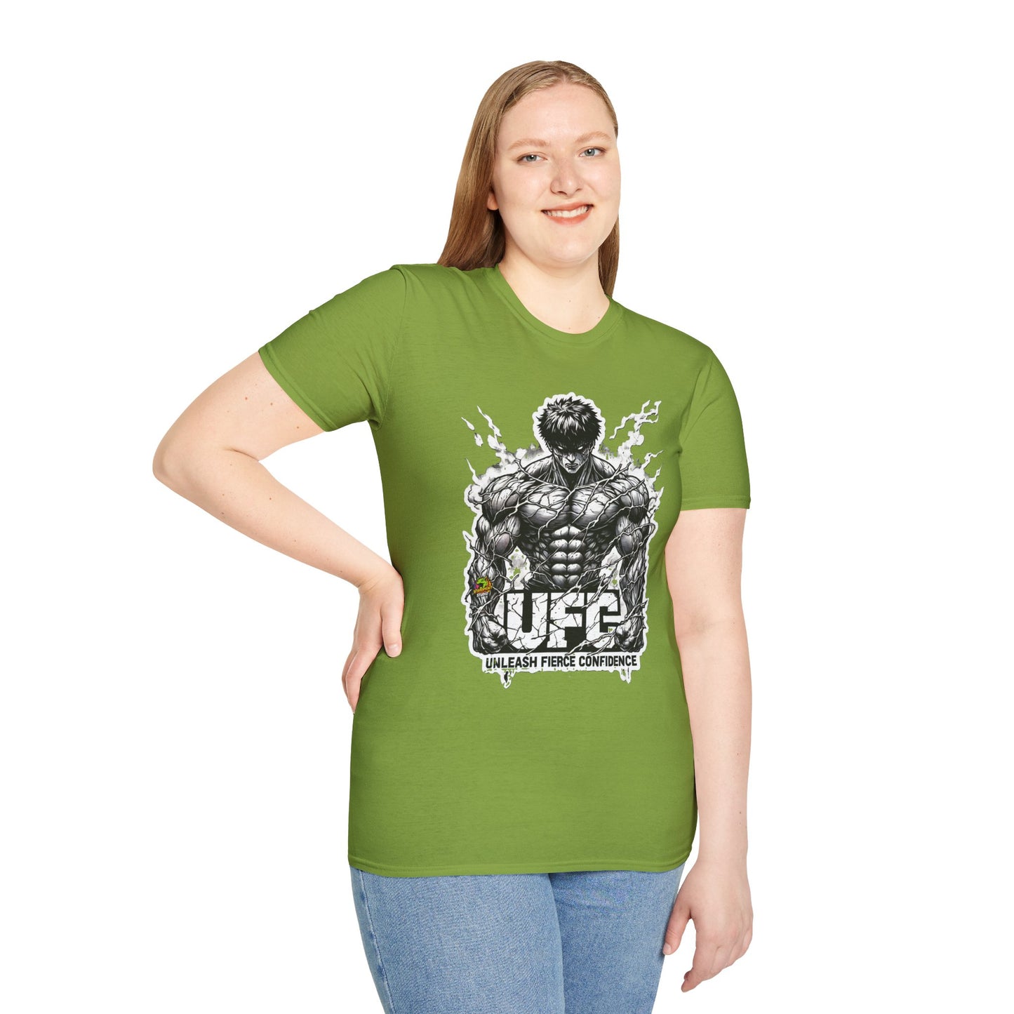 UFC T Shirt | Unleash Fierce Confidence | UFC Tee with Baki Anime Inspiration for Athletes