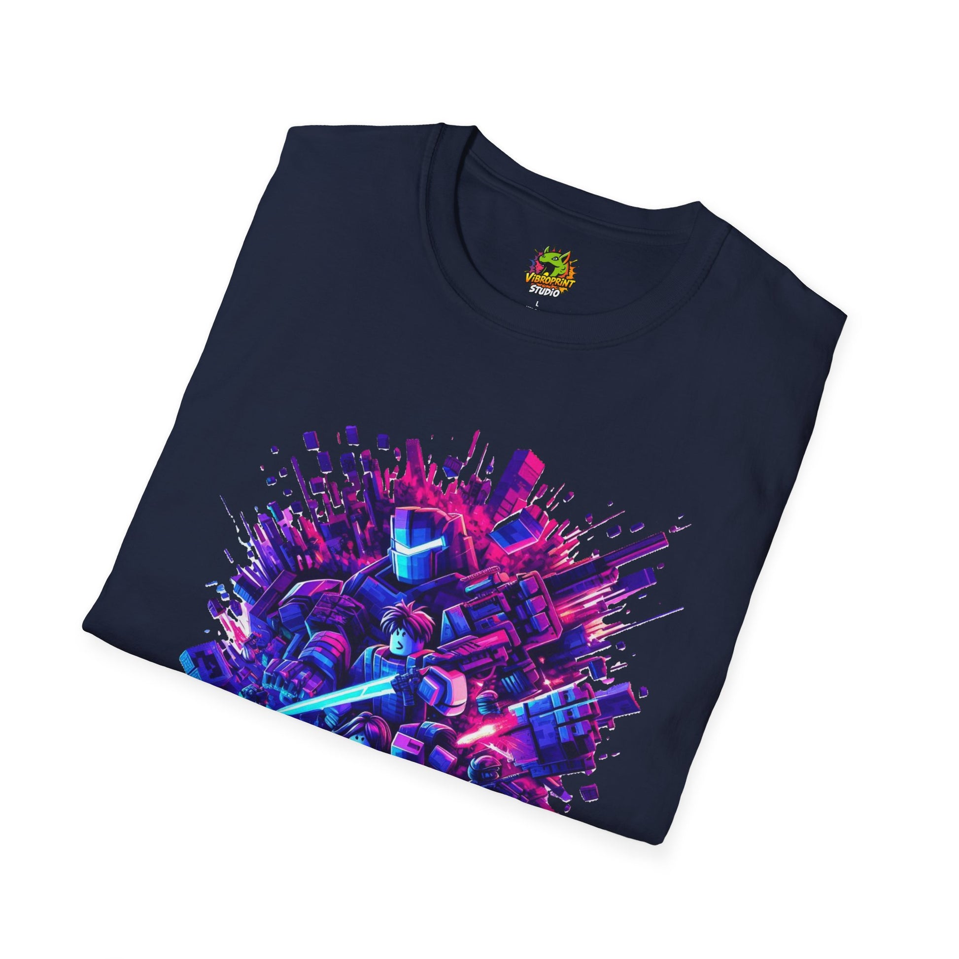 Blocky - Roblox T-Shirt - Blocky Universe - premium material. limited stock. Order yours now and stand out with this exclusive piece!