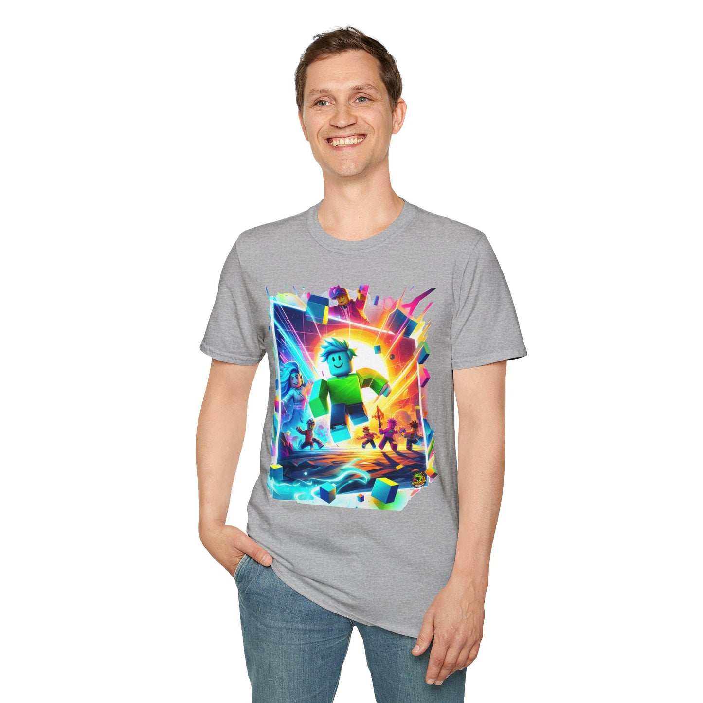 Roblox Avatar T-Shirt for Kids | Unique Roblox Graphic Tee | Roblox Gaming Merch | Cool Gift for Roblox Fans