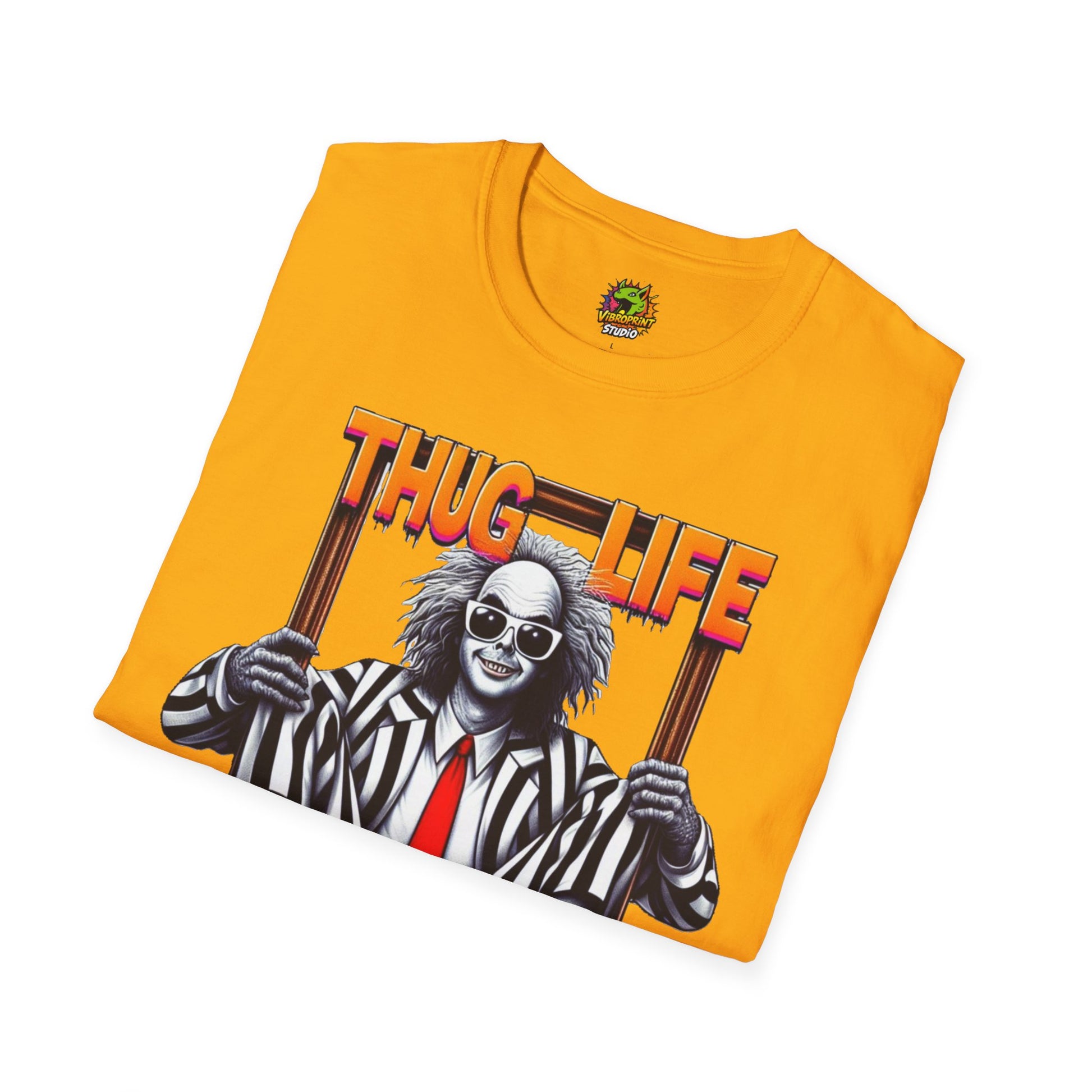 high-quality - Beetlejuice Shirt | Thug Life Inspired T-Shirt | Classic Halloween Beetlejuice Tee - custom-made. limited stock. Order yours now and stand out with this exclusive piece!