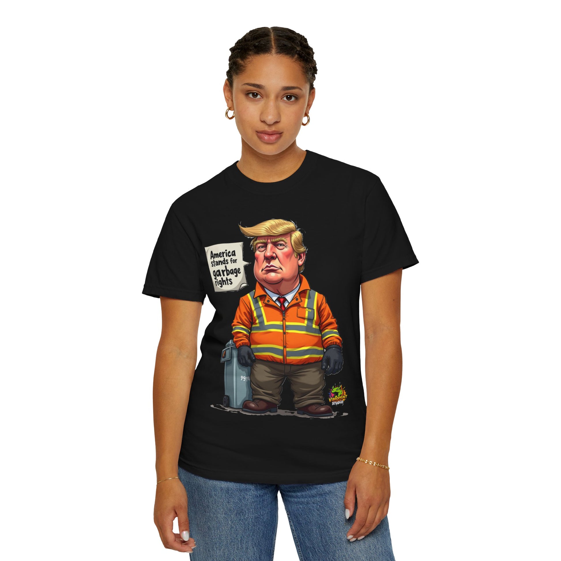 T-Shirt - Garbage Rights T-Shirt - Trump Campaign Shirt, Celebrate Freedom and Humor with Patriotic Pride - custom-made. perfect gift idea. Order yours now and stand out with this exclusive piece!