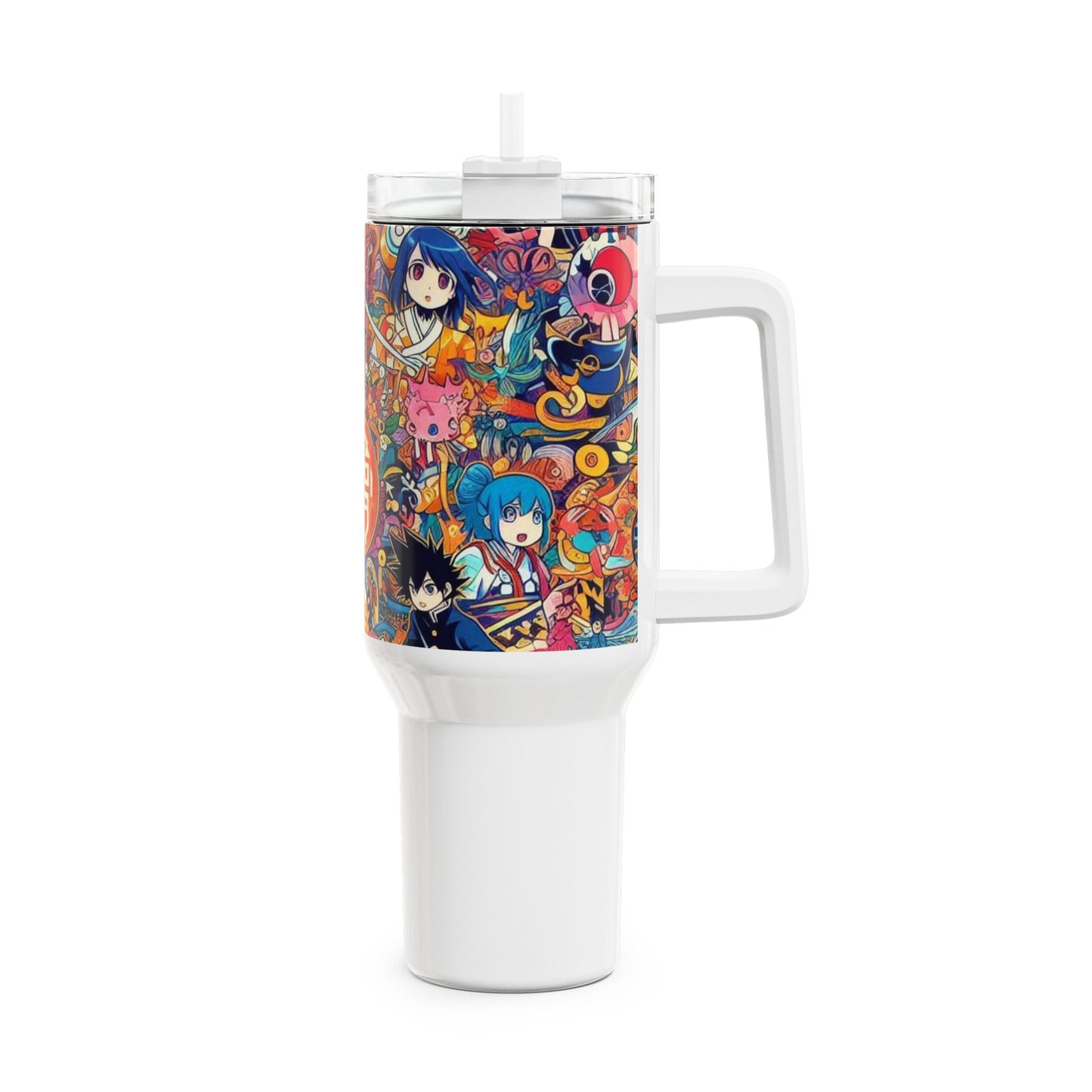 and - Stanley Tumbler | Colorful Anime Tumbler for Gamers and Cartoon Fans | Geek Drinkware - custom-made. perfect gift idea. Order yours now and stand out with this exclusive piece!