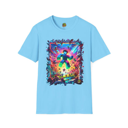 Boys - Cool Roblox T-Shirt for Boys & Girls | Roblox Avatar Tee | Roblox Game Shirt | Fun Roblox Clothing for Kids - premium material. limited stock. Order yours now and stand out with this exclusive piece!