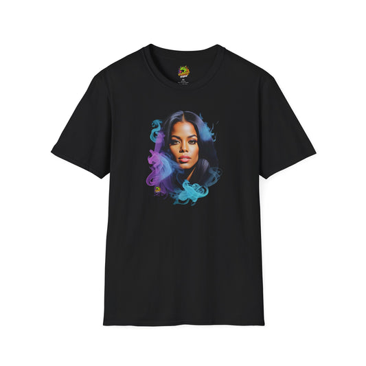 Aaliyah shirt | Memorial Tribute to the Queen of Urban Pop | Honoring a Legend’s Legacy - High Quality Image