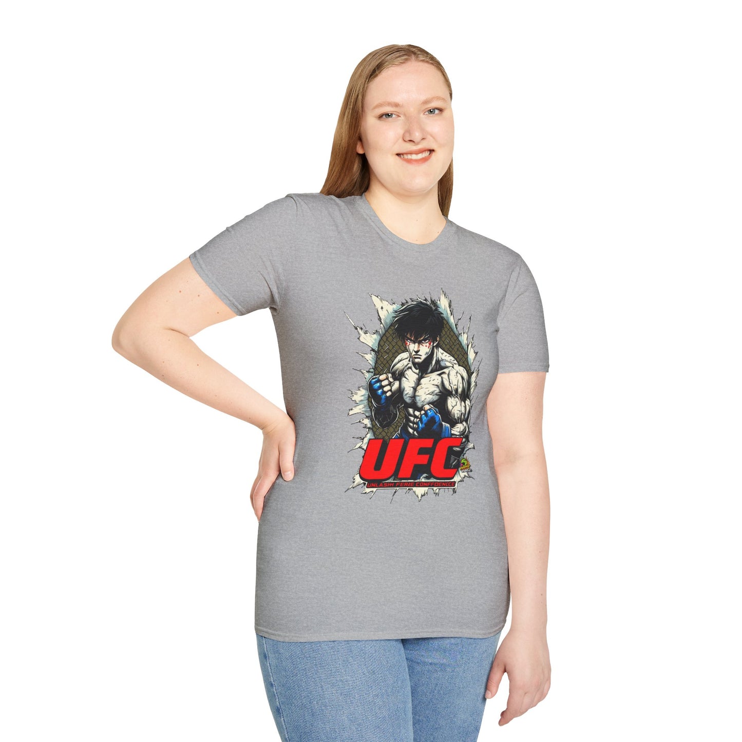 Halloween graphic tee - UFC T Shirt | Unleash Fierce Confidence | UFC Tee for Anime & Sport Lovers - limited edition. limited edition vintage horror design. Order yours now and stand out with this exclusive piece!