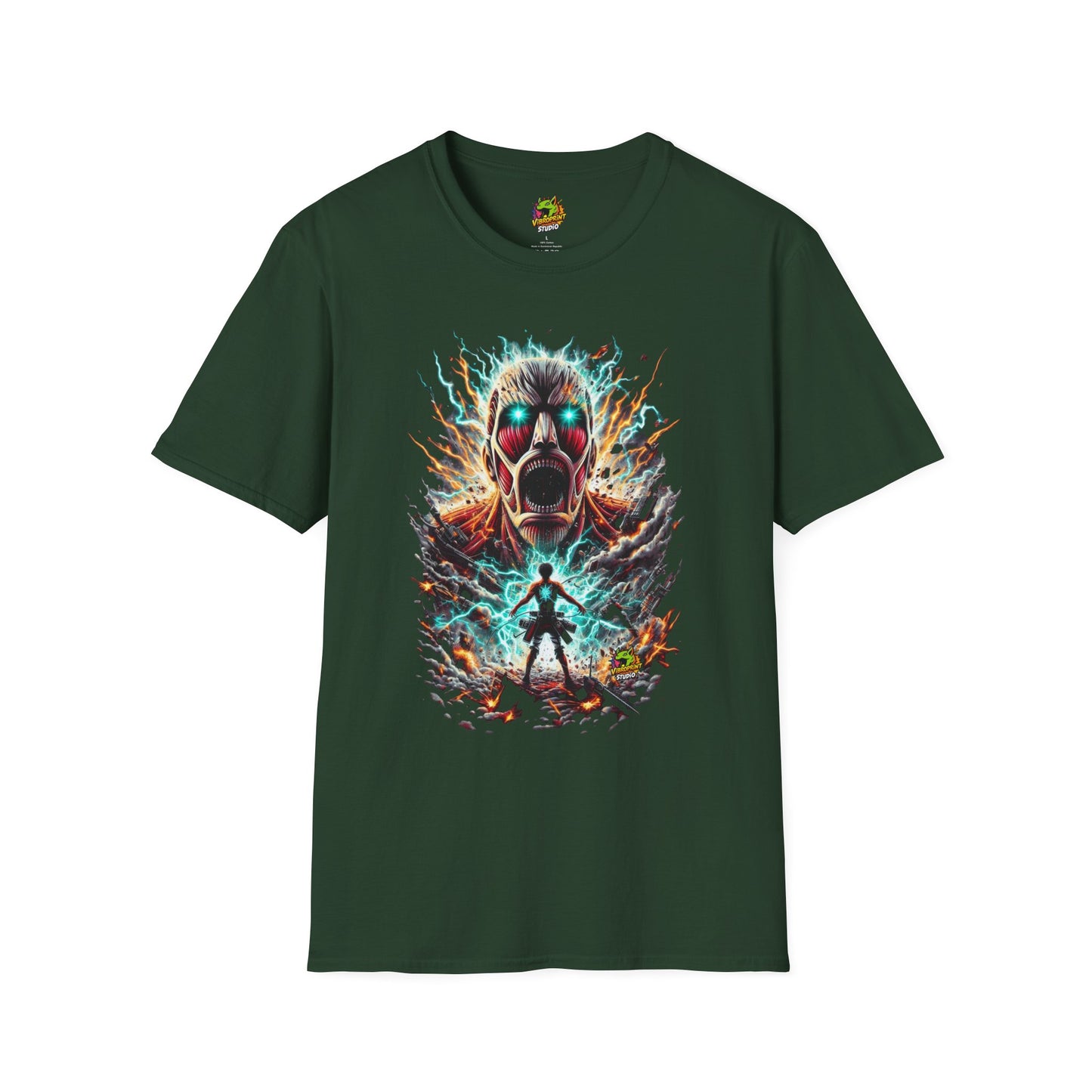 on - Eren Yeager Titan’s Strength Tee | Attack on Titan Shirt | Shingeki - premium material. perfect gift idea. Order yours now and stand out with this exclusive piece!