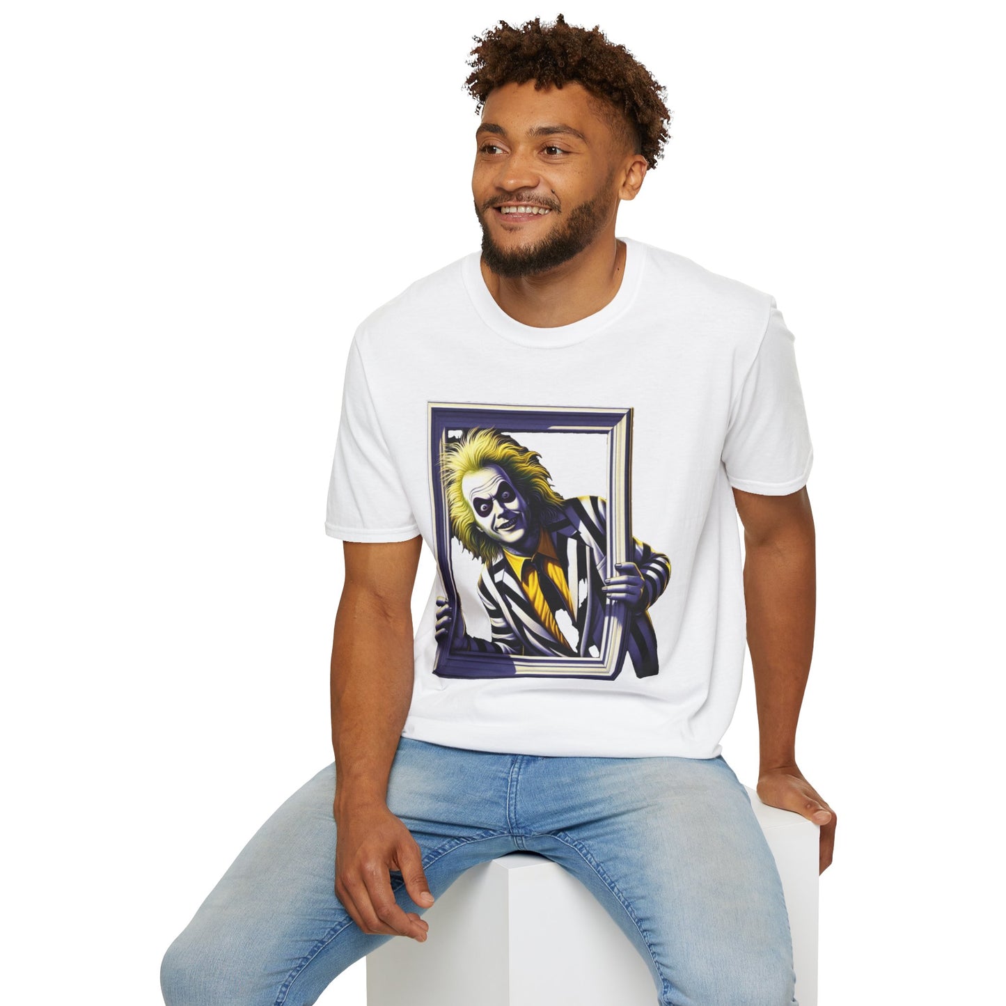 | - Beetlejuice Shirt | Classic Beetlejuice Tee | Beetlejuice Graphic Shirt | Creepy Beetlejuice Tee - premium material. limited stock. Order yours now and stand out with this exclusive piece!