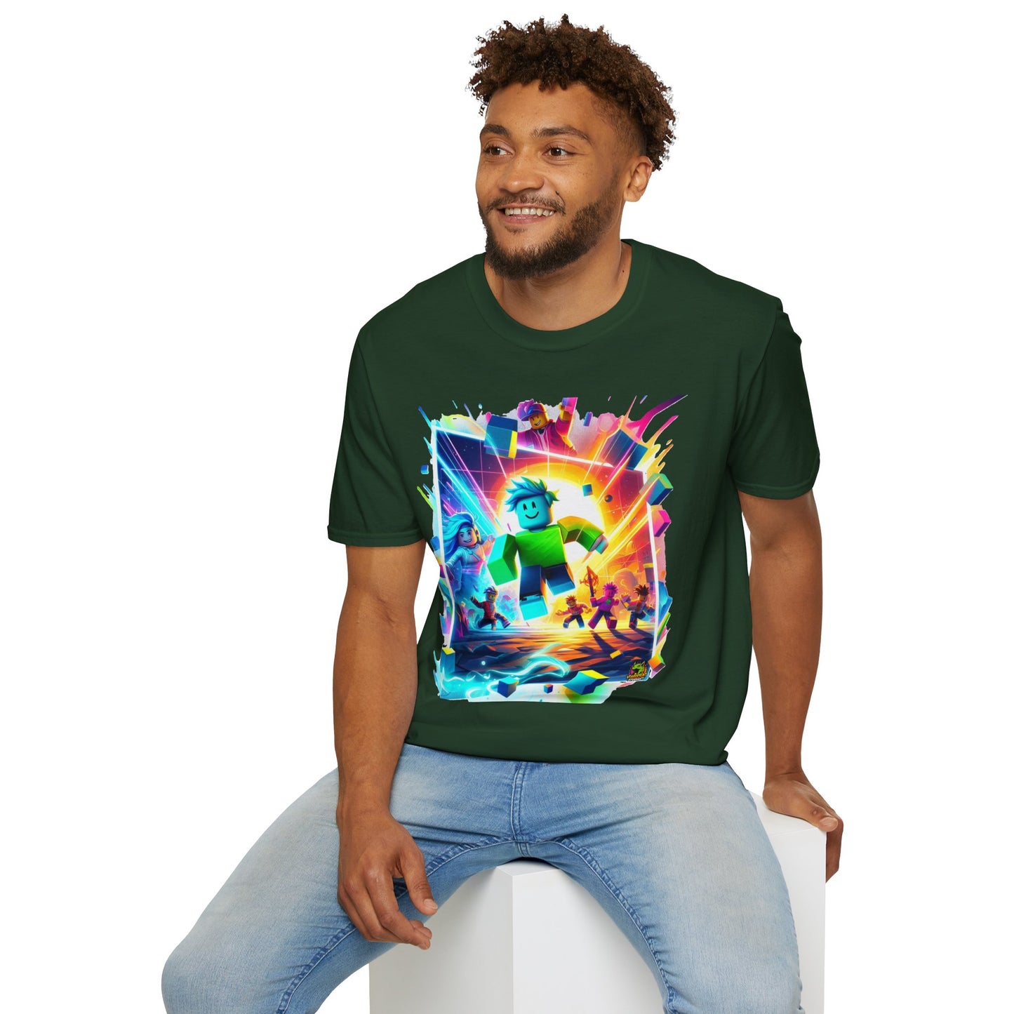 Roblox Avatar T-Shirt for Kids | Unique Roblox Graphic Tee | Roblox Gaming Merch | Cool Gift for Roblox Fans