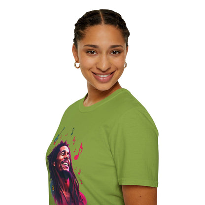 Bob Marley T-Shirt - Vibrant Rasta Revolution