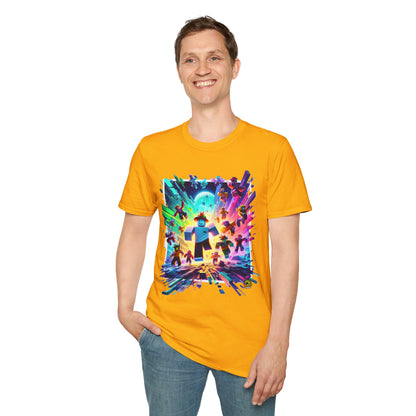 Cool Roblox Adventure Tee for Kids | Roblox Graphic T-Shirt | Roblox Clothing for Boys & Girls | Fun Gift for Roblox Fans