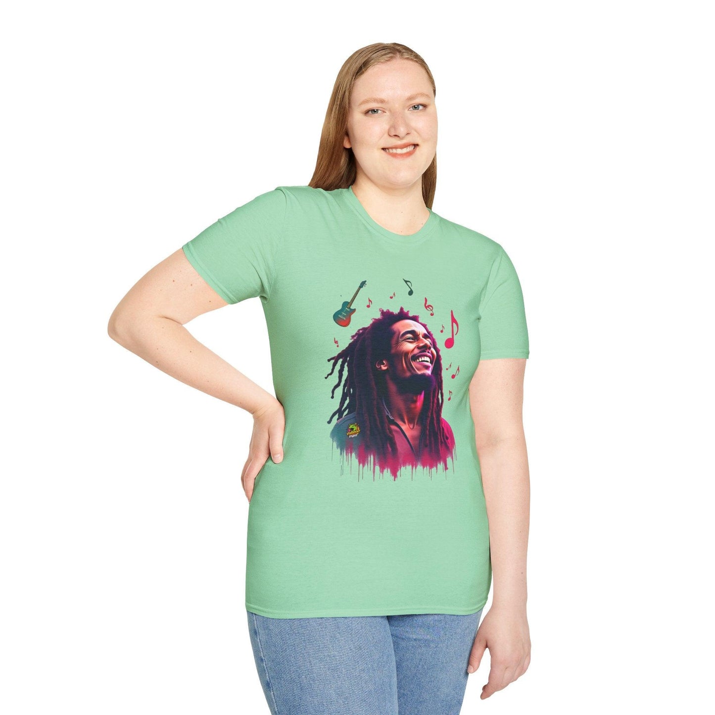 Bob Marley T-Shirt - Vibrant Rasta Revolution