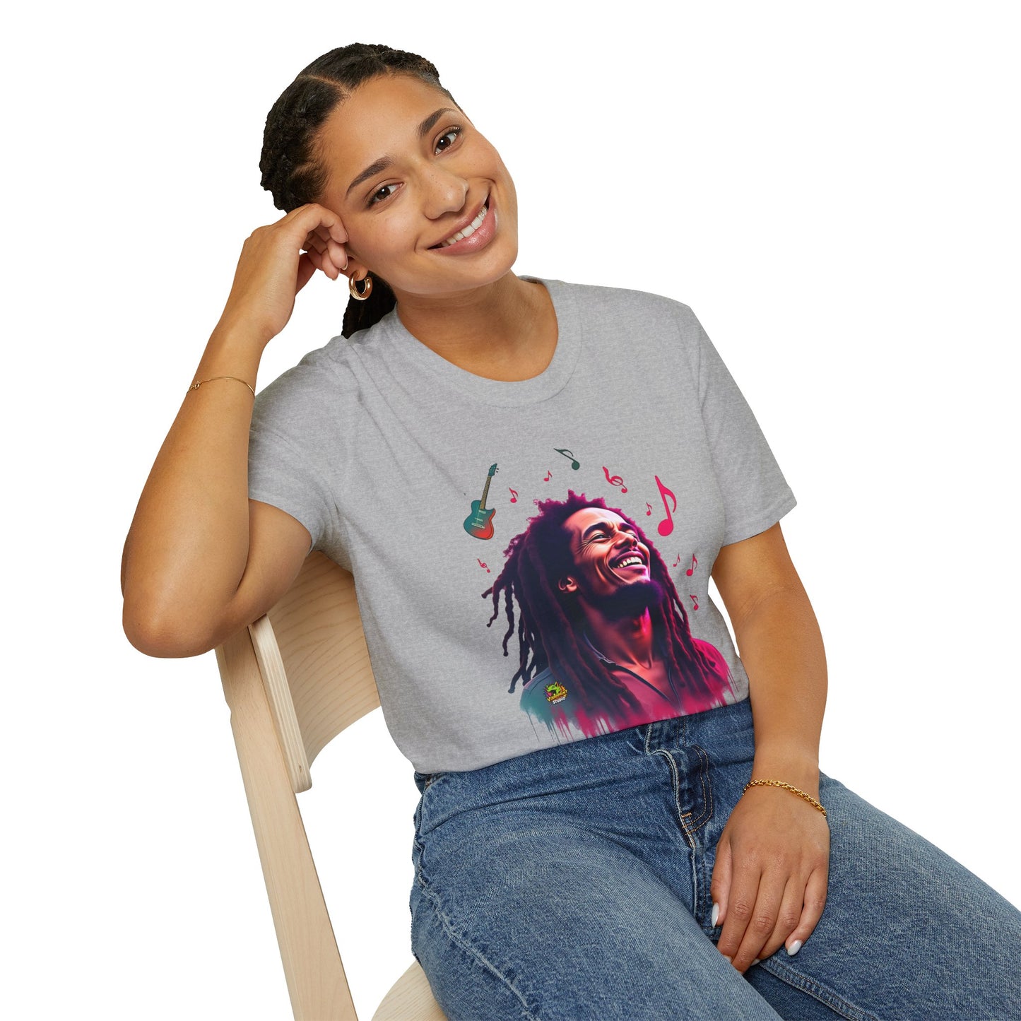 Vibrant - Bob Marley T-Shirt - Vibrant Rasta Revolution - premium material. limited stock. Order yours now and stand out with this exclusive piece!