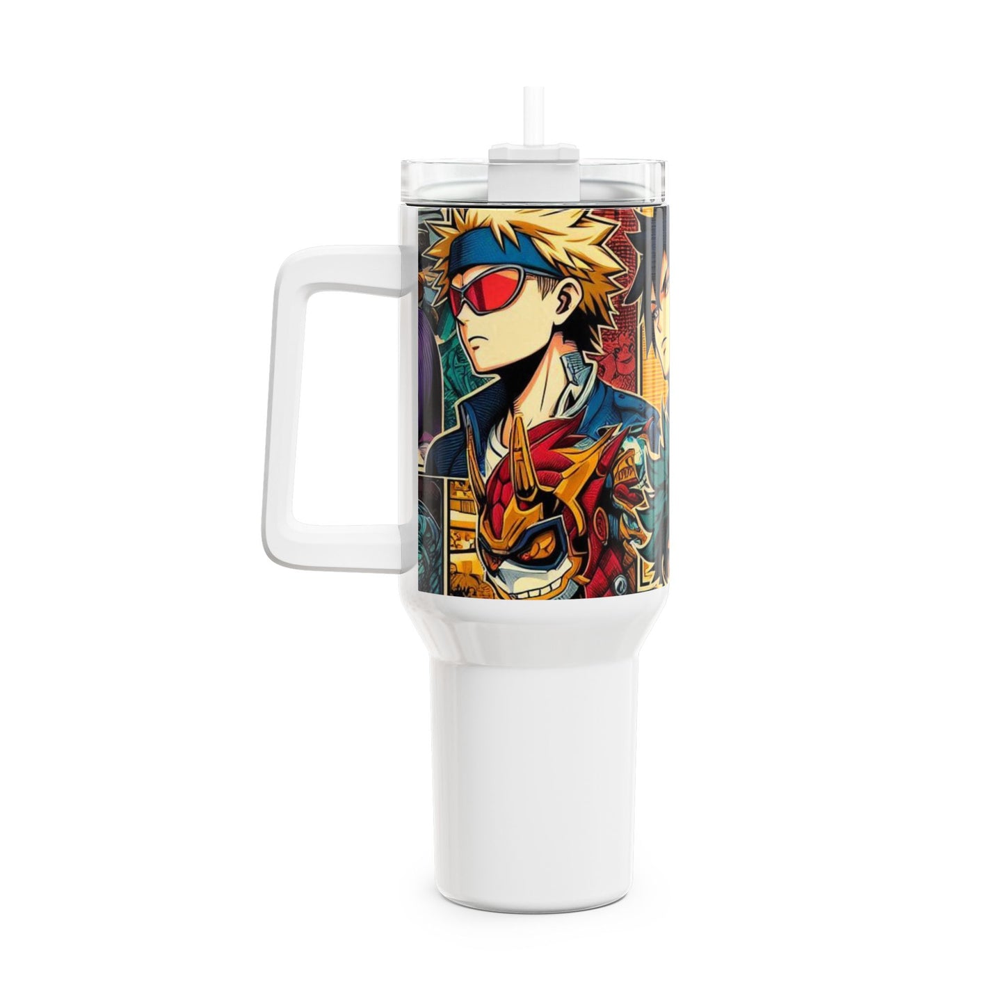 Drinkware - Stanley Comics Themed Tumbler | Anime and Geek Drinkware | Colorful Cartoon Tumbler - premium material. perfect gift idea. Order yours now and stand out with this exclusive piece!