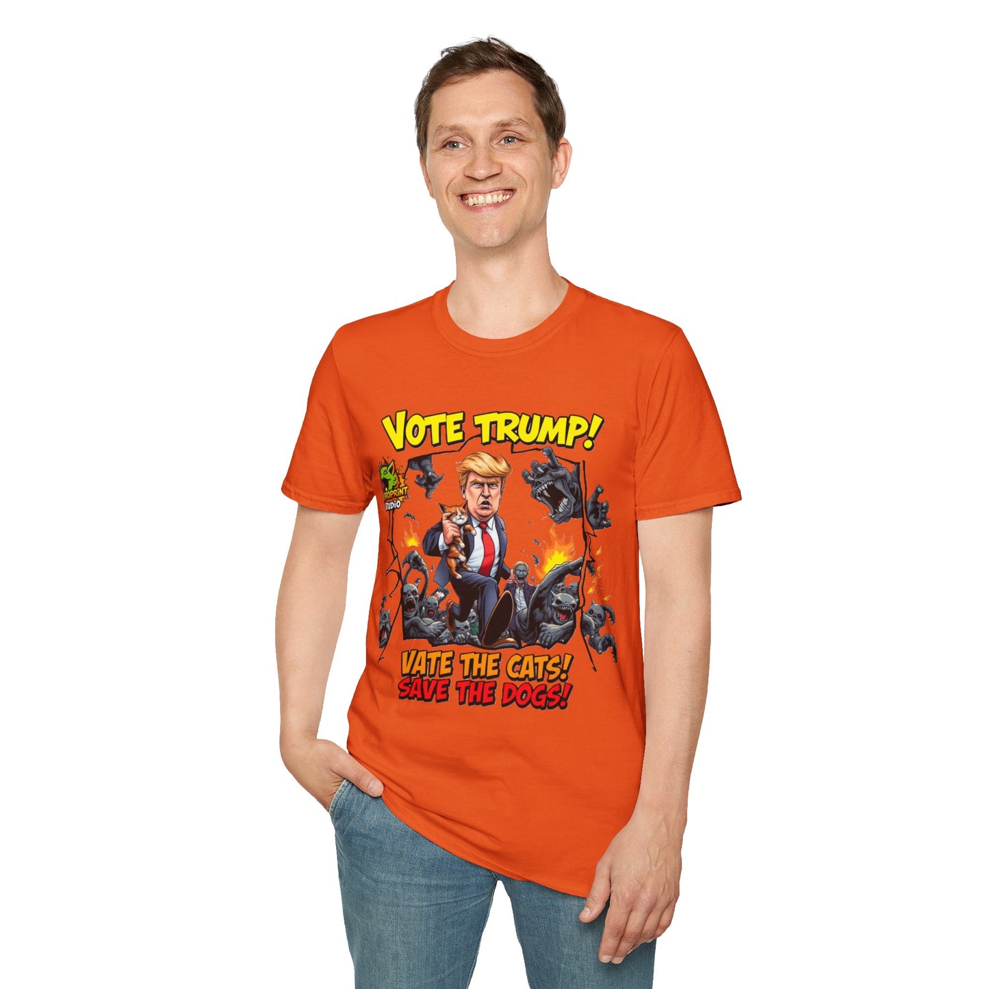 They're Eating the Dogs Tee | Satire Trump Election T-Shirt | Funny Political Graphic Te