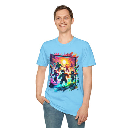 Roblox Adventure T-Shirt for Boys & Girls | Roblox Graphic Tee | Roblox Kids Clothing | Great Roblox Gift