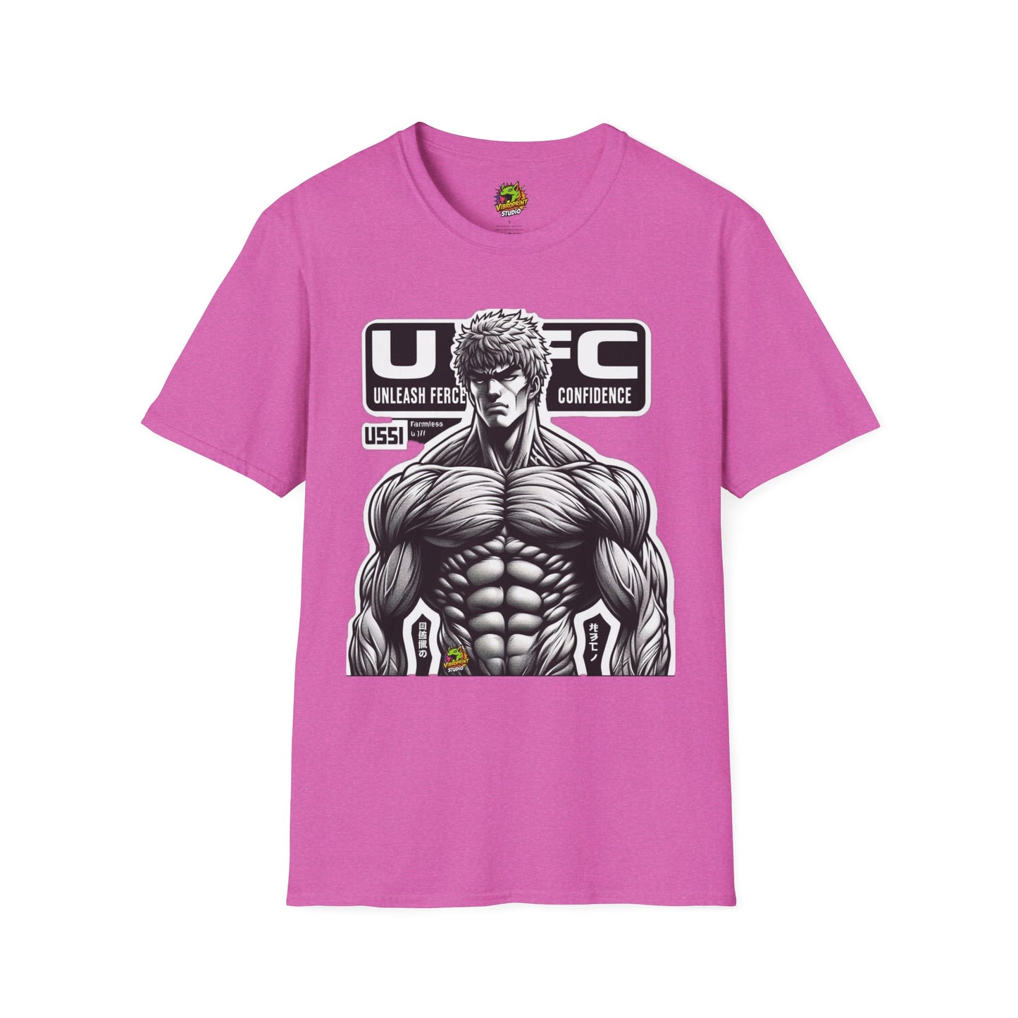 UFC T Shirt | Unleash Fierce Confidence | UFC Tee Inspired by Baki Anime T Shirt for Fitness Lovers