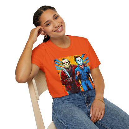 Jason - Jason Voorhees & Michael Myers Shirt | Funny Halloween Horror Tee - premium material. limited stock. Order yours now and stand out with this exclusive piece!